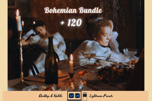 Download 120+ BOHEMIAN Lightroom Presets Bundle - Bohemian lightroom presets Collection